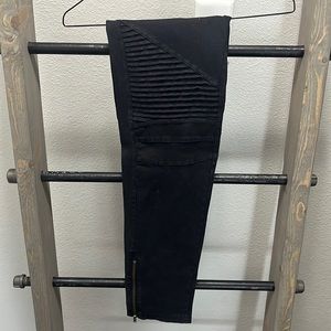 Black Moto pants